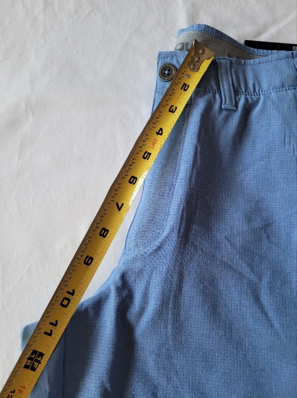 NWT Under Armour Men's Sky Blue Flat Front Performance Shorts Size 32 - Picture 8 of 10